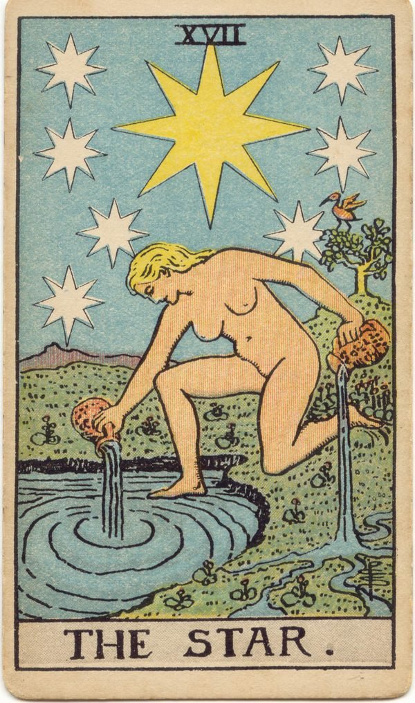 Carta A Estrela do baralho Rider-Waite-Smith